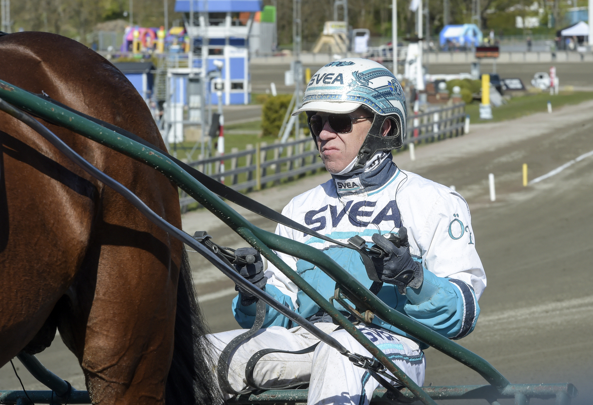 Örjan Kihlström svarade för ett hattrick på V75 och totalt tio segrar på svenska travbanor förra veckan. Lars Jakobsson TR Bild.